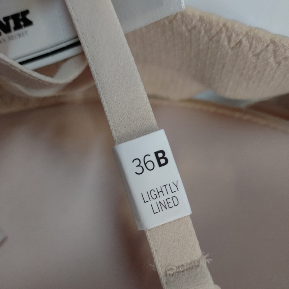 PINK Victoria's Secret Women's Cream Soft Bra Size 36B NWT - Picture 6 of 11